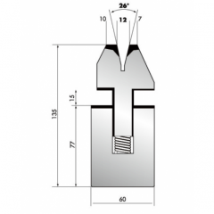 Matrices de sertissage à ressort pour presses plieuses

